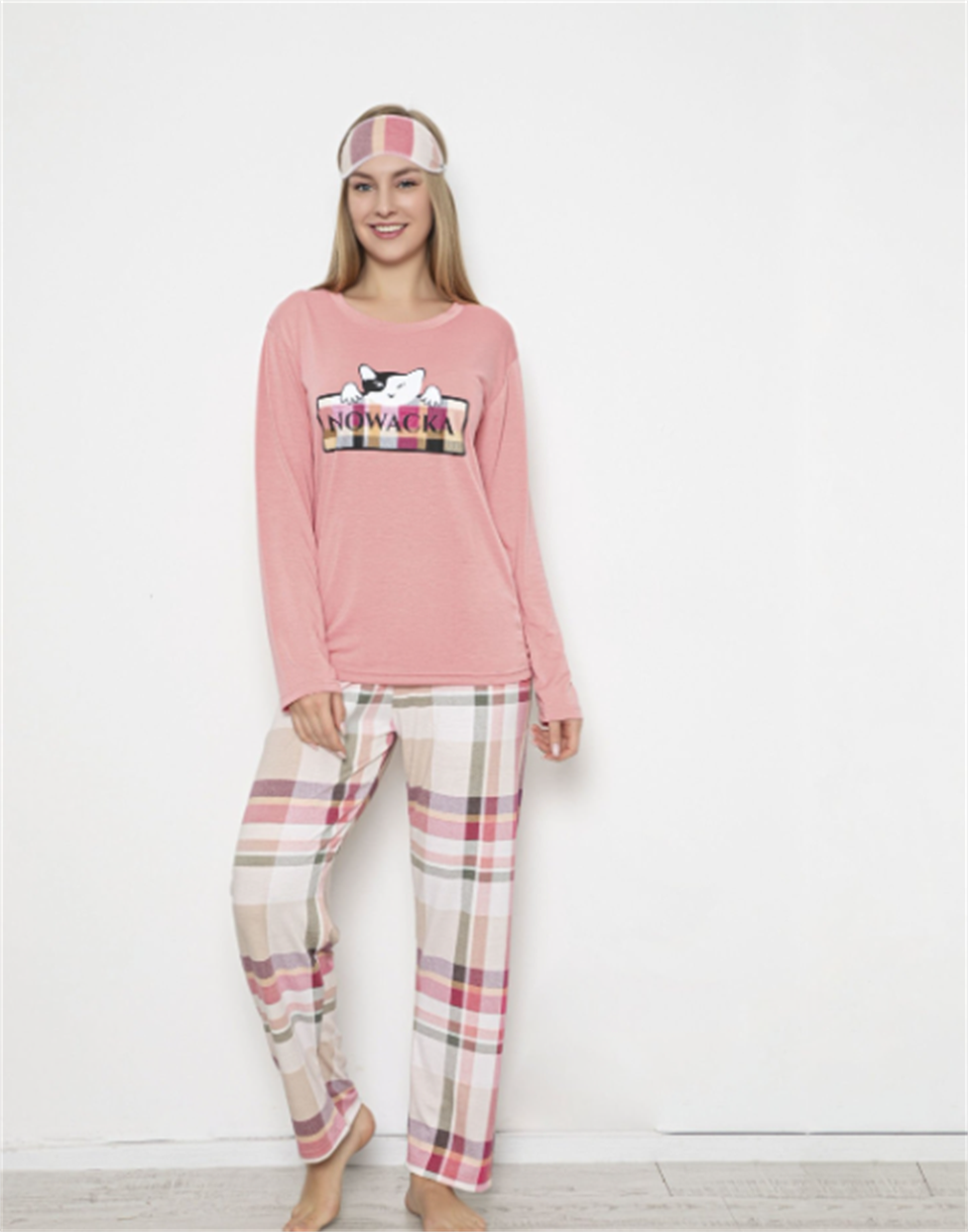 Tekten 620 Kadın Uzun Kollu Pijama Takımı