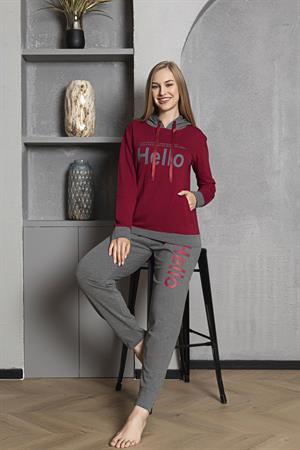 Tekten 3130 Kadın Uzun Kollu Pijama Takımı