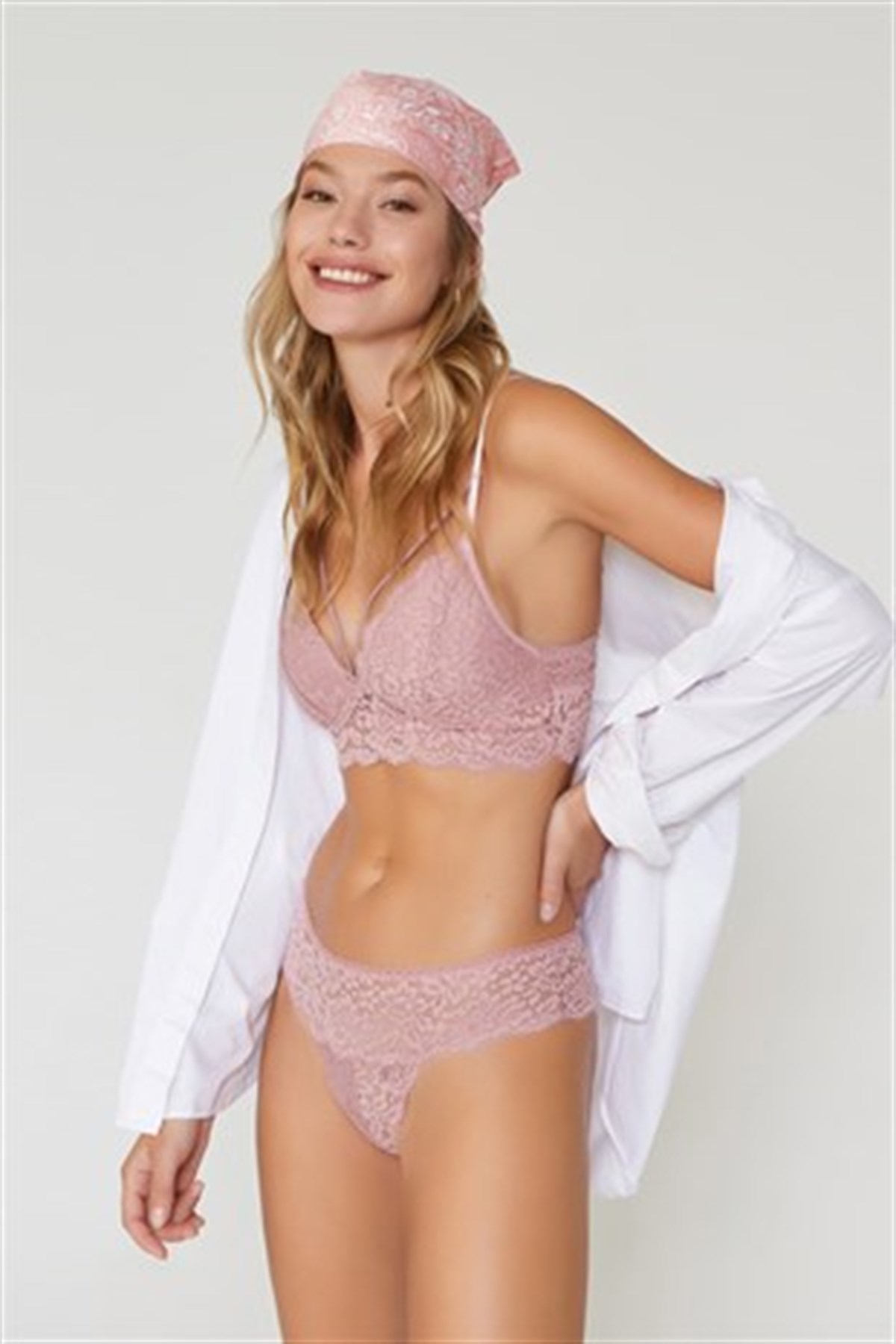 Henna Pudra Bralet Sütyen Takımı