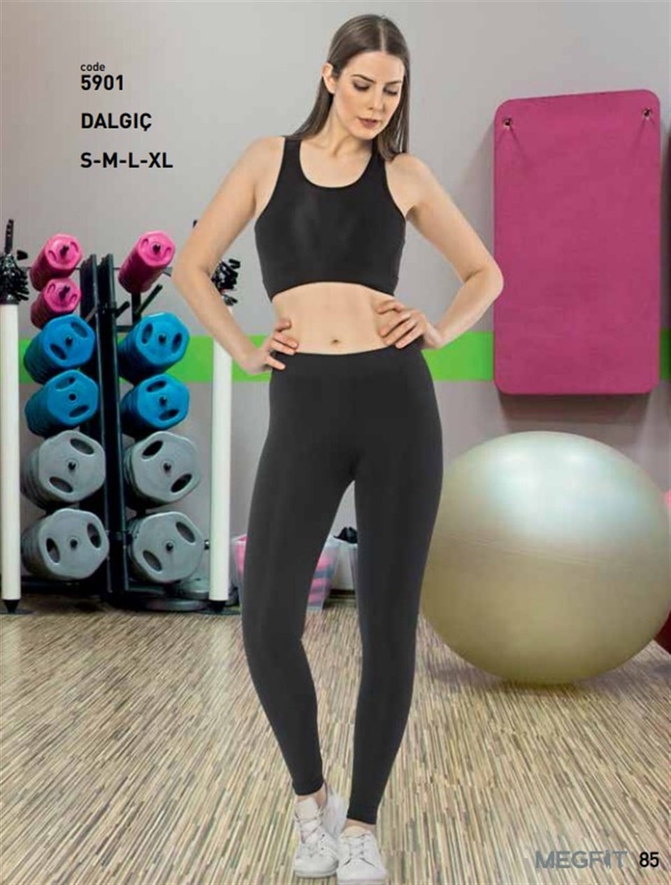 Megfit 5901 Yüksek Bel Tayt
