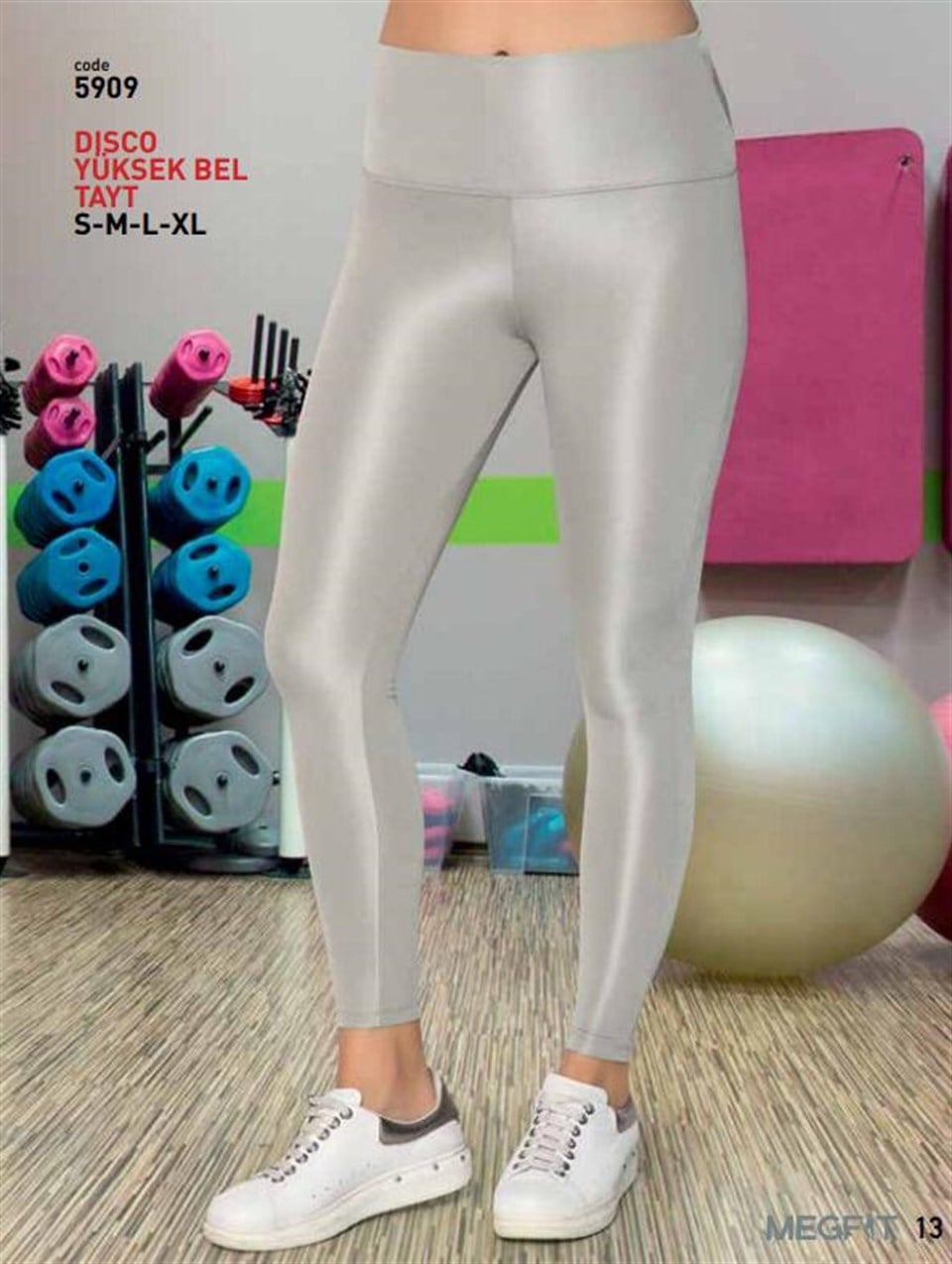 Megfit 5909 Disco Yüksek Bel Tayt