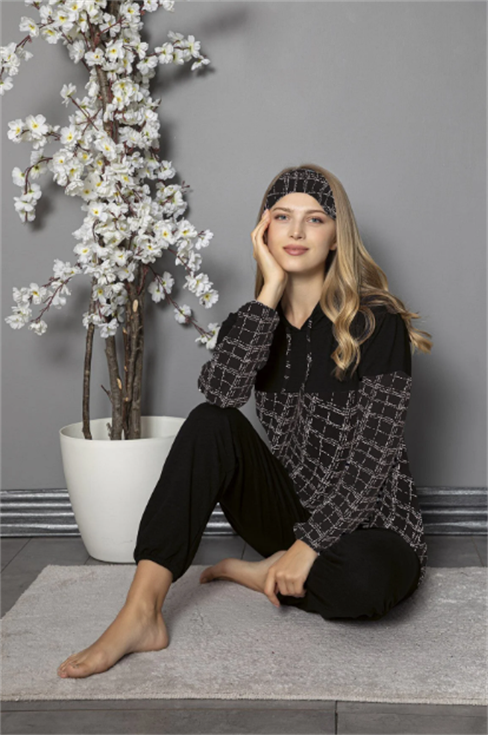 Tekten 2390 Kadın Uzun Kollu Pijama Takımı