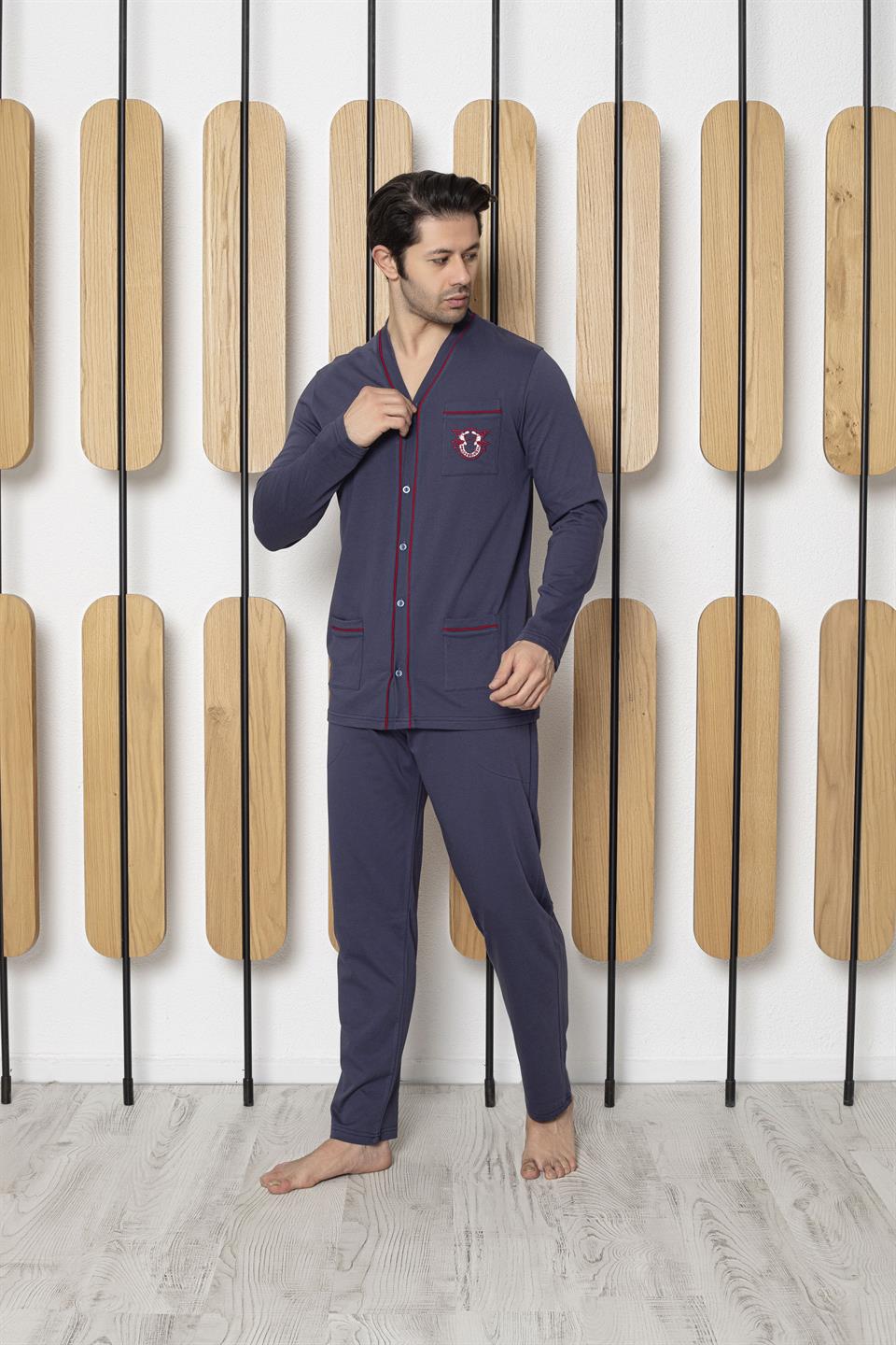 Tekten 4010 Erkek Uzun Kollu Pijama Takımı