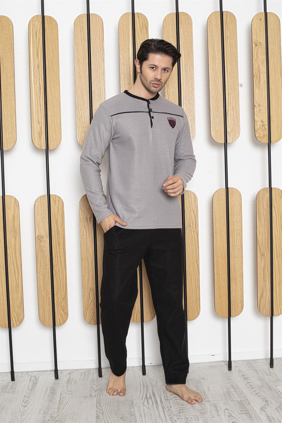Tekten 4350 Erkek Uzun Kollu Pijama Takımı