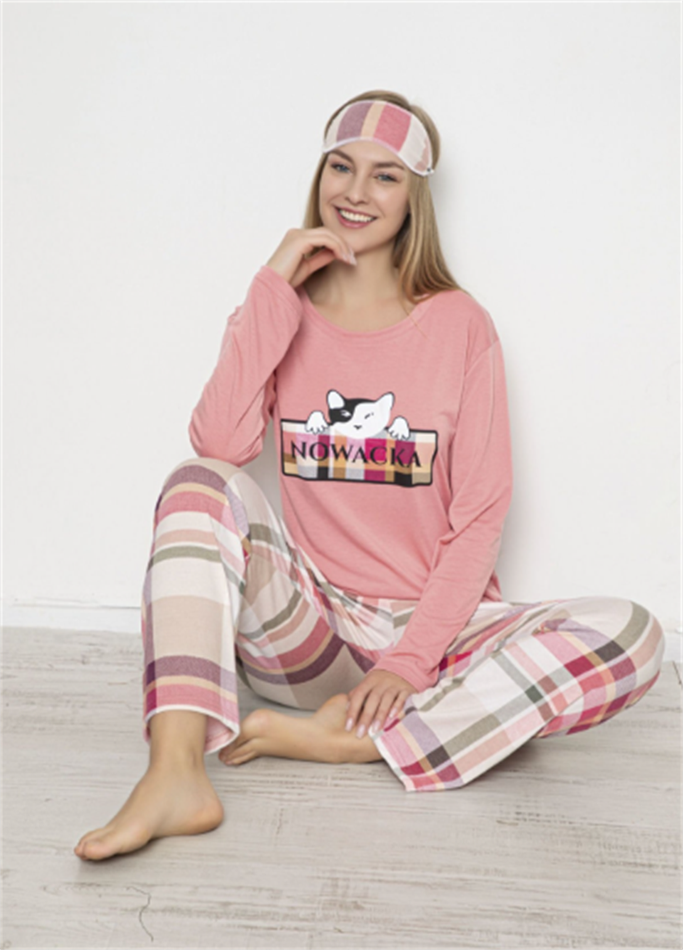 Tekten 620 Kadın Uzun Kollu Pijama Takımı