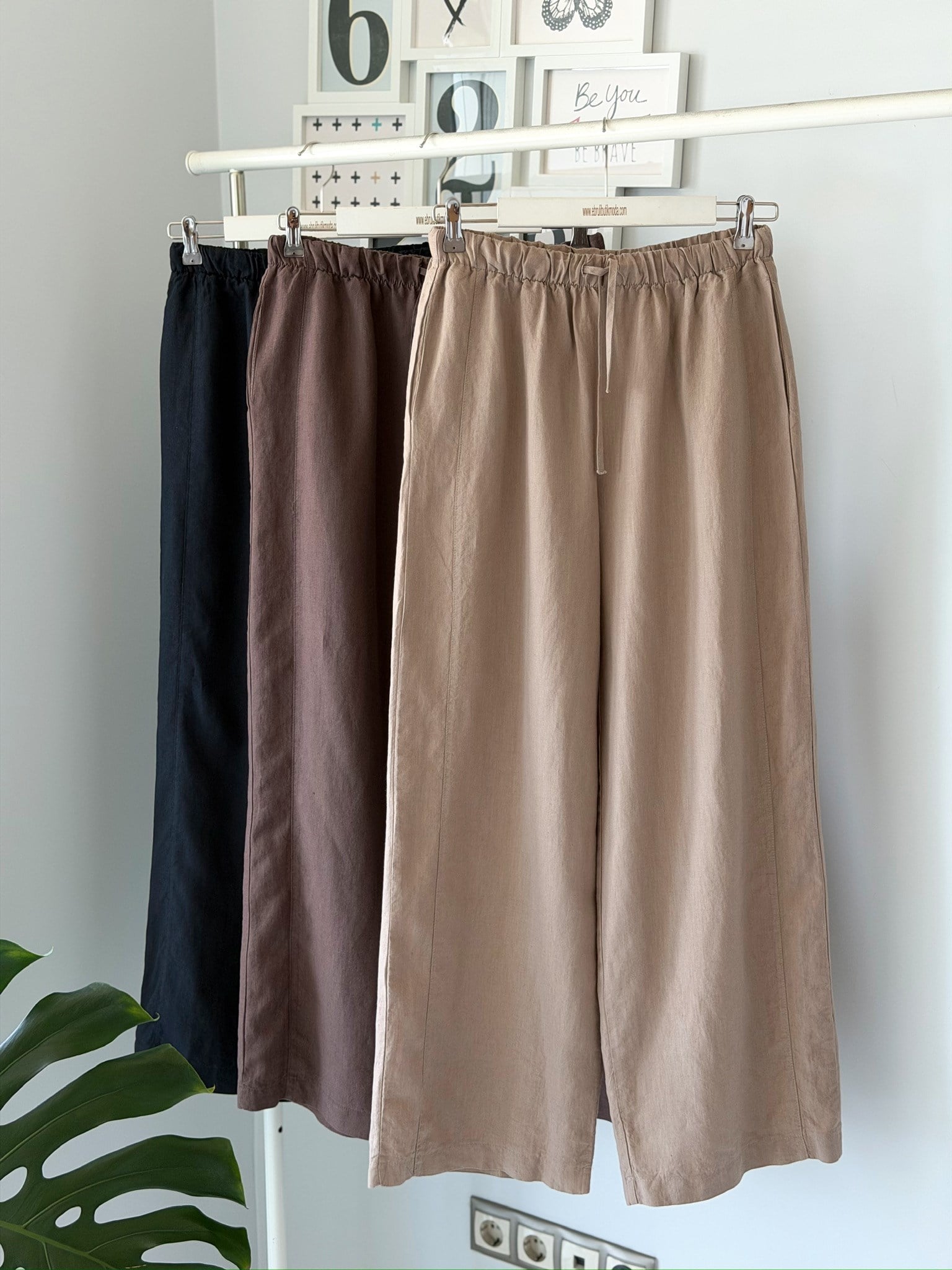 %100 KETEN BELİ LASTİKLİ PANTOLON