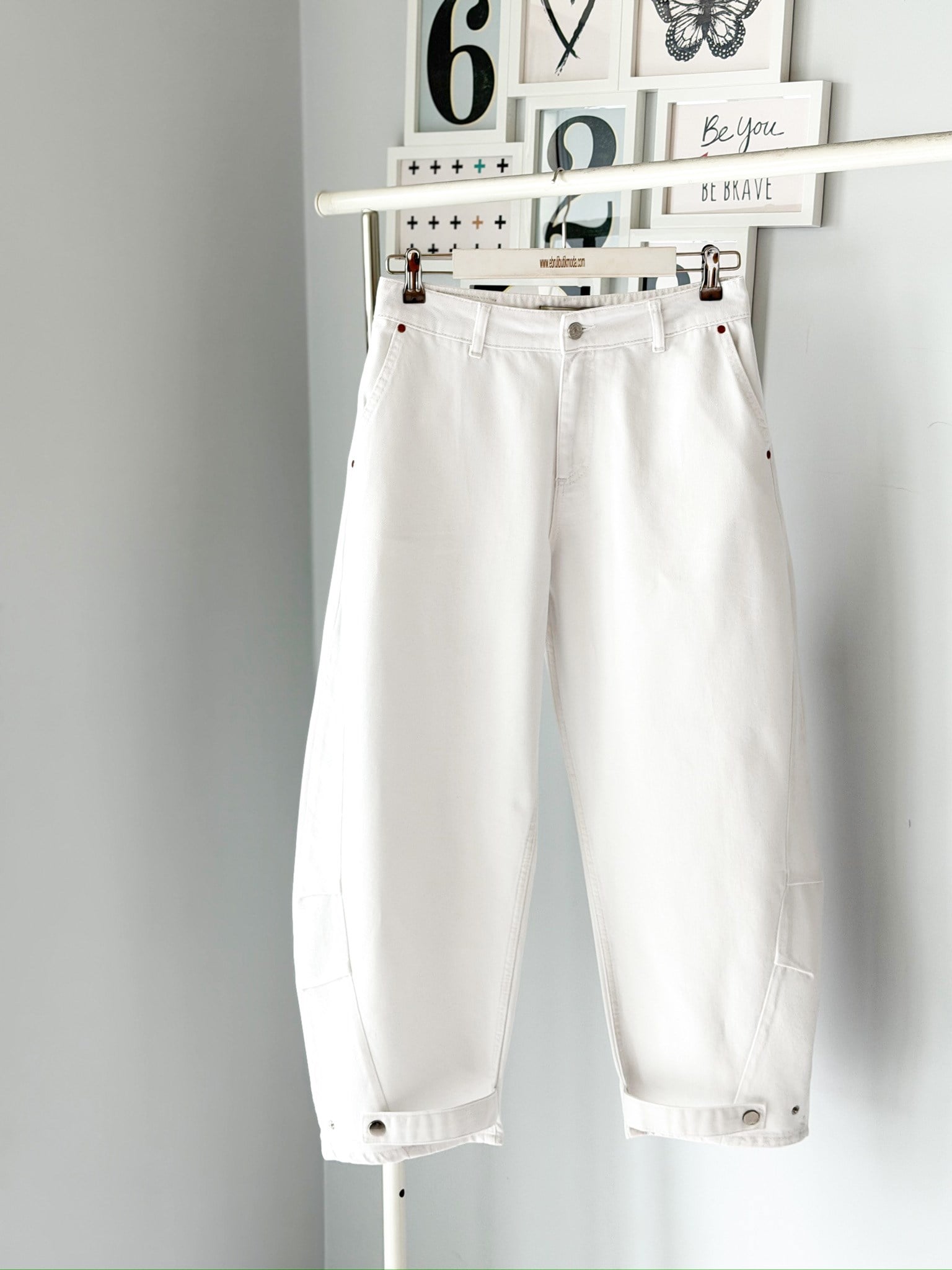 BEYAZ SLOUCHY JEAN