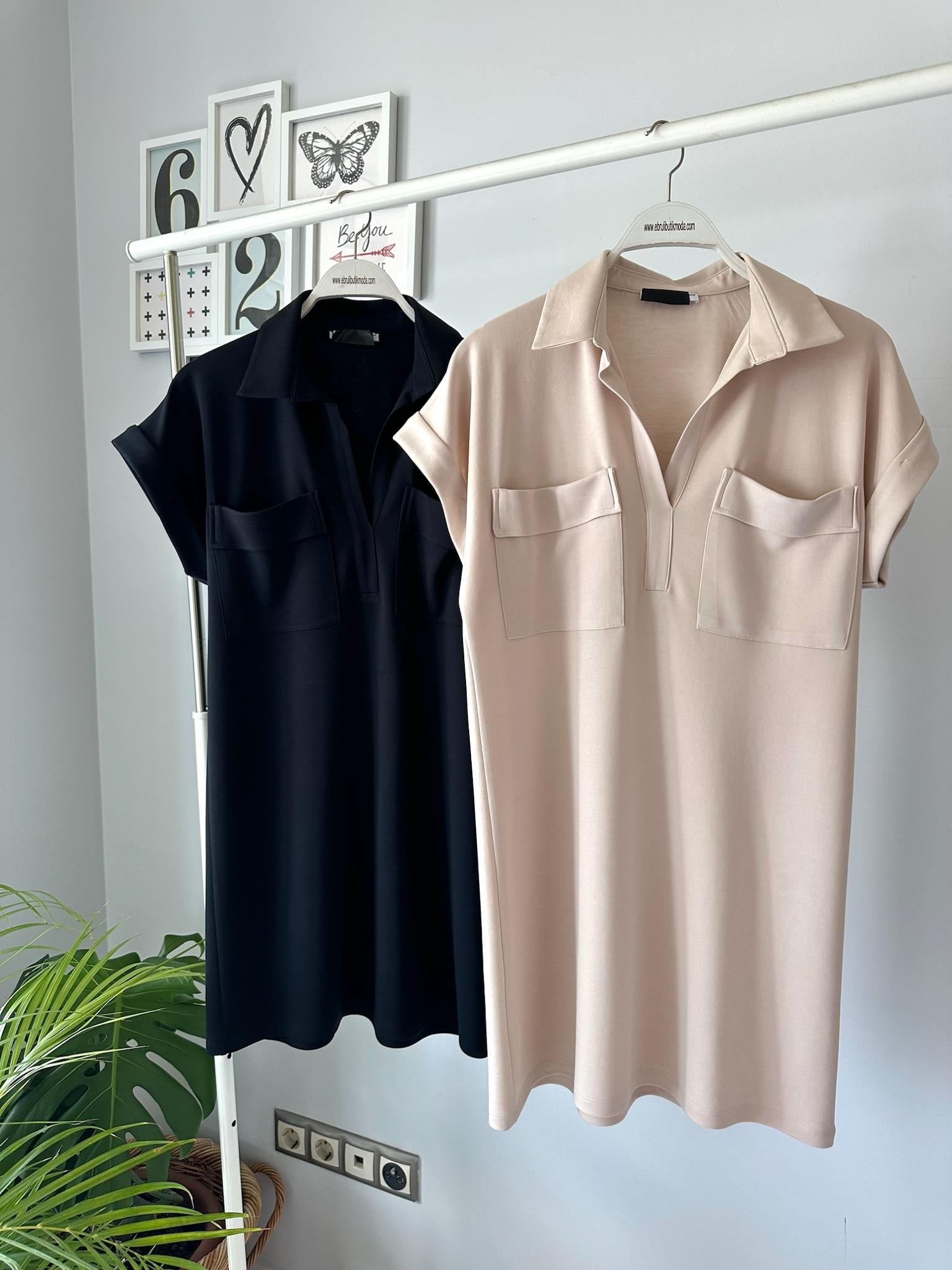 CEPLİ MODAL ELBİSE