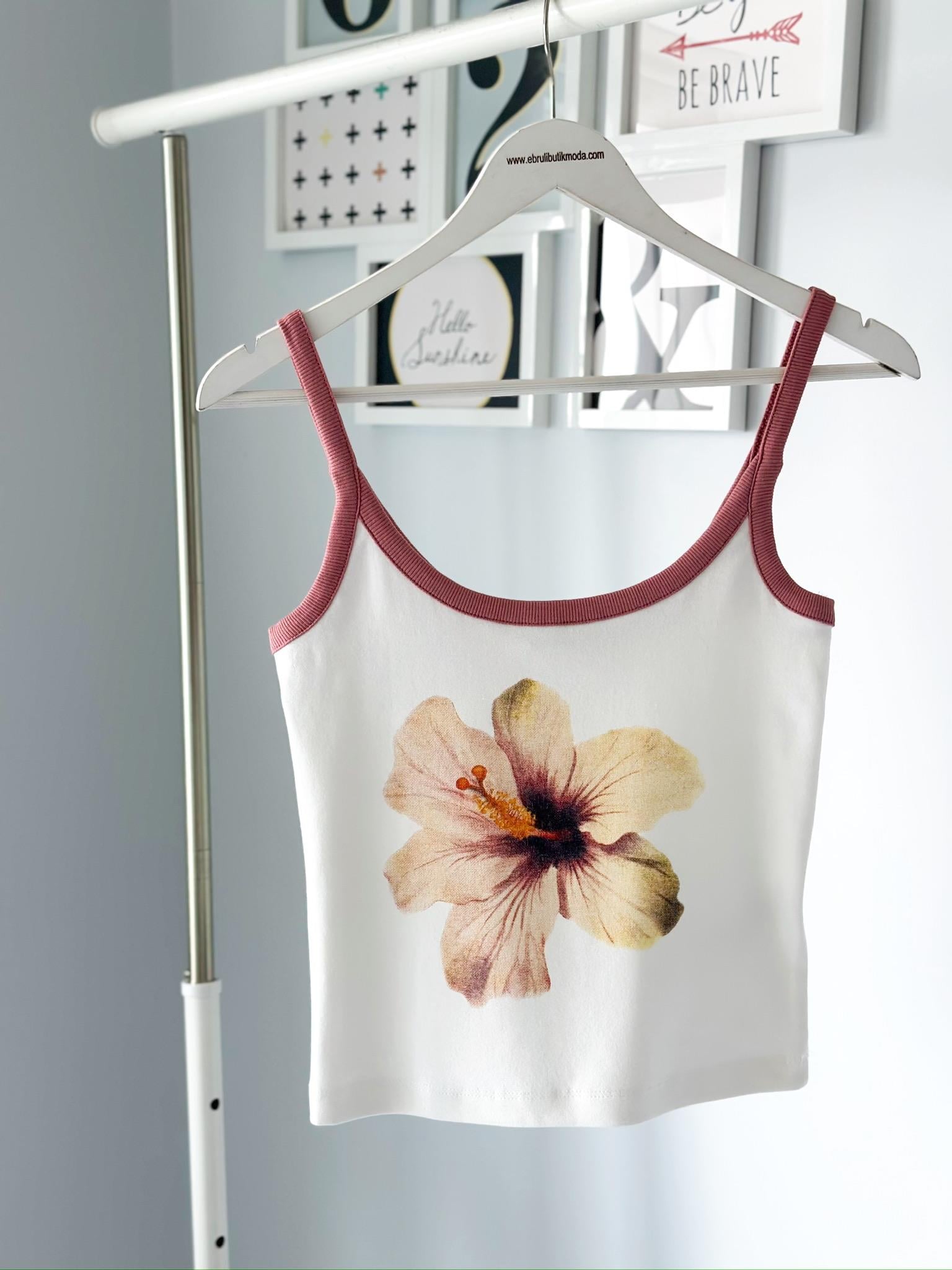 ÇİÇEK DESENLİ ATLET