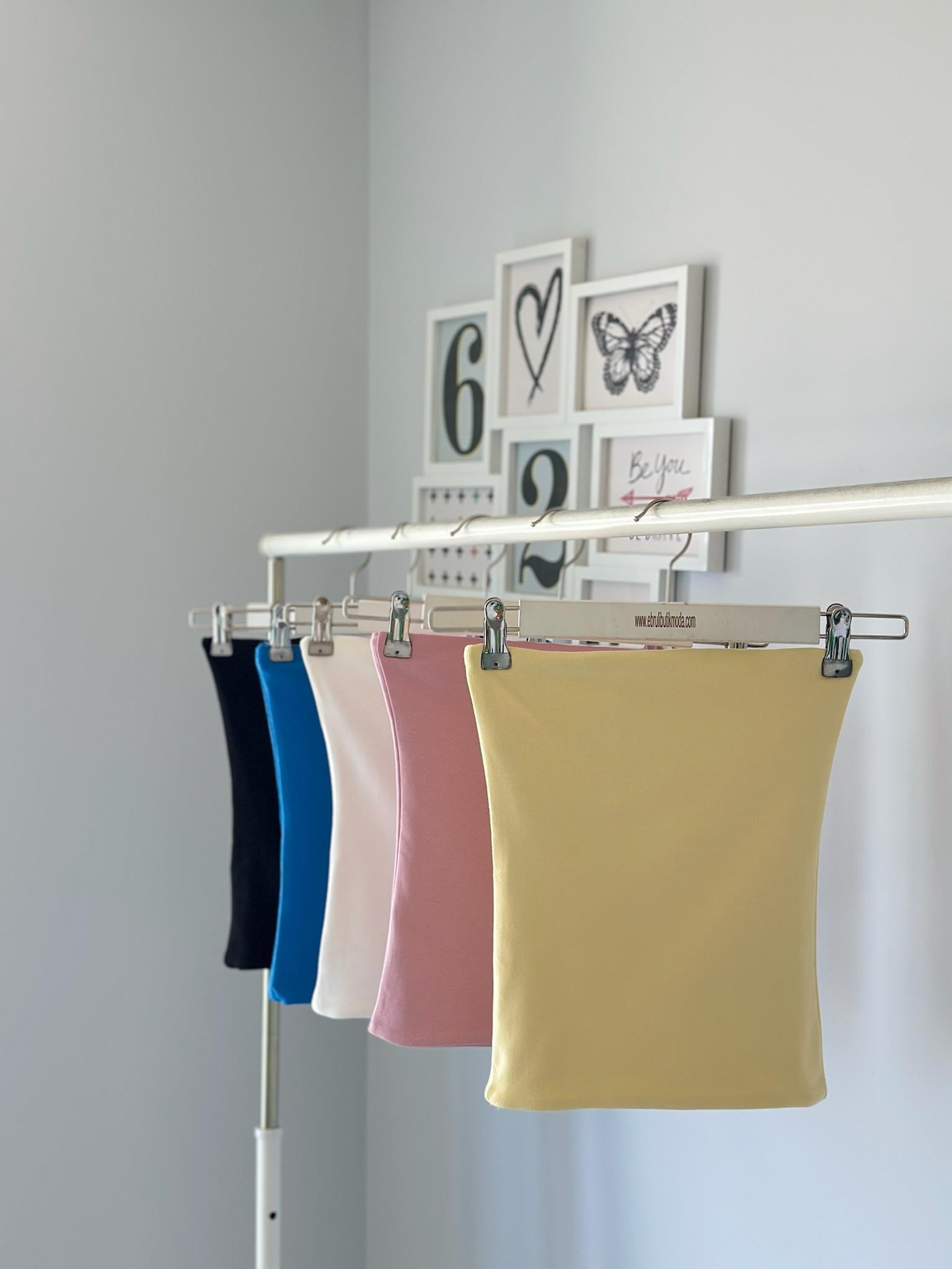 ÇİFT KATLI STRAPLEZ BLUZ