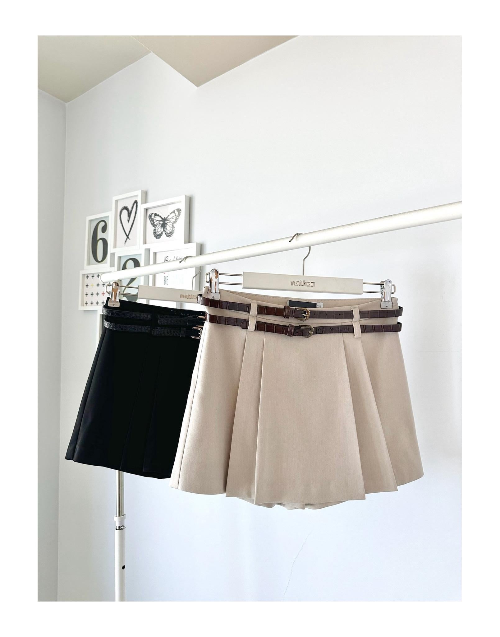 ÇİFT KEMER ŞORT ETEK