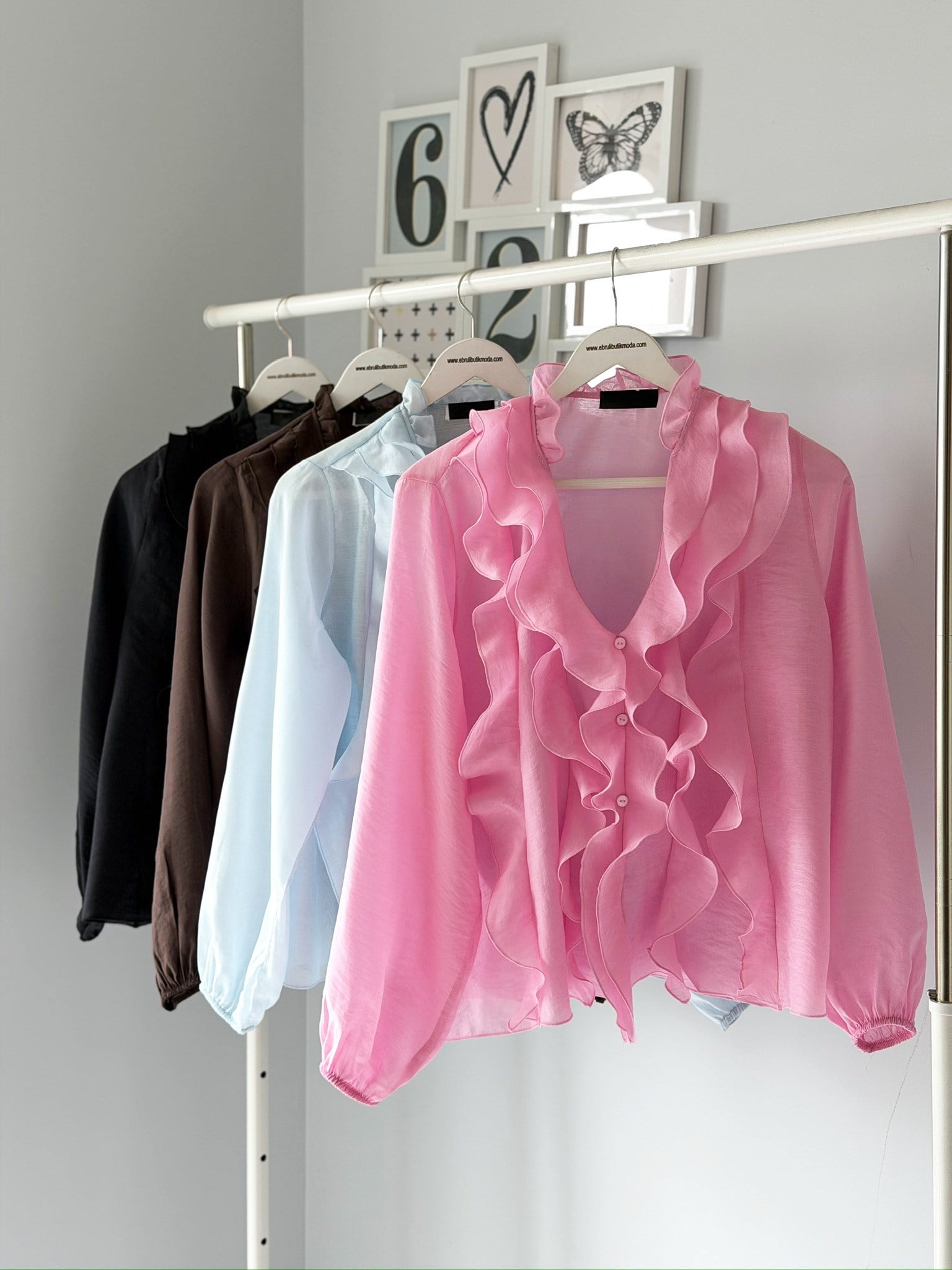 FIRFIR DETAYLI MODAL GÖMLEK