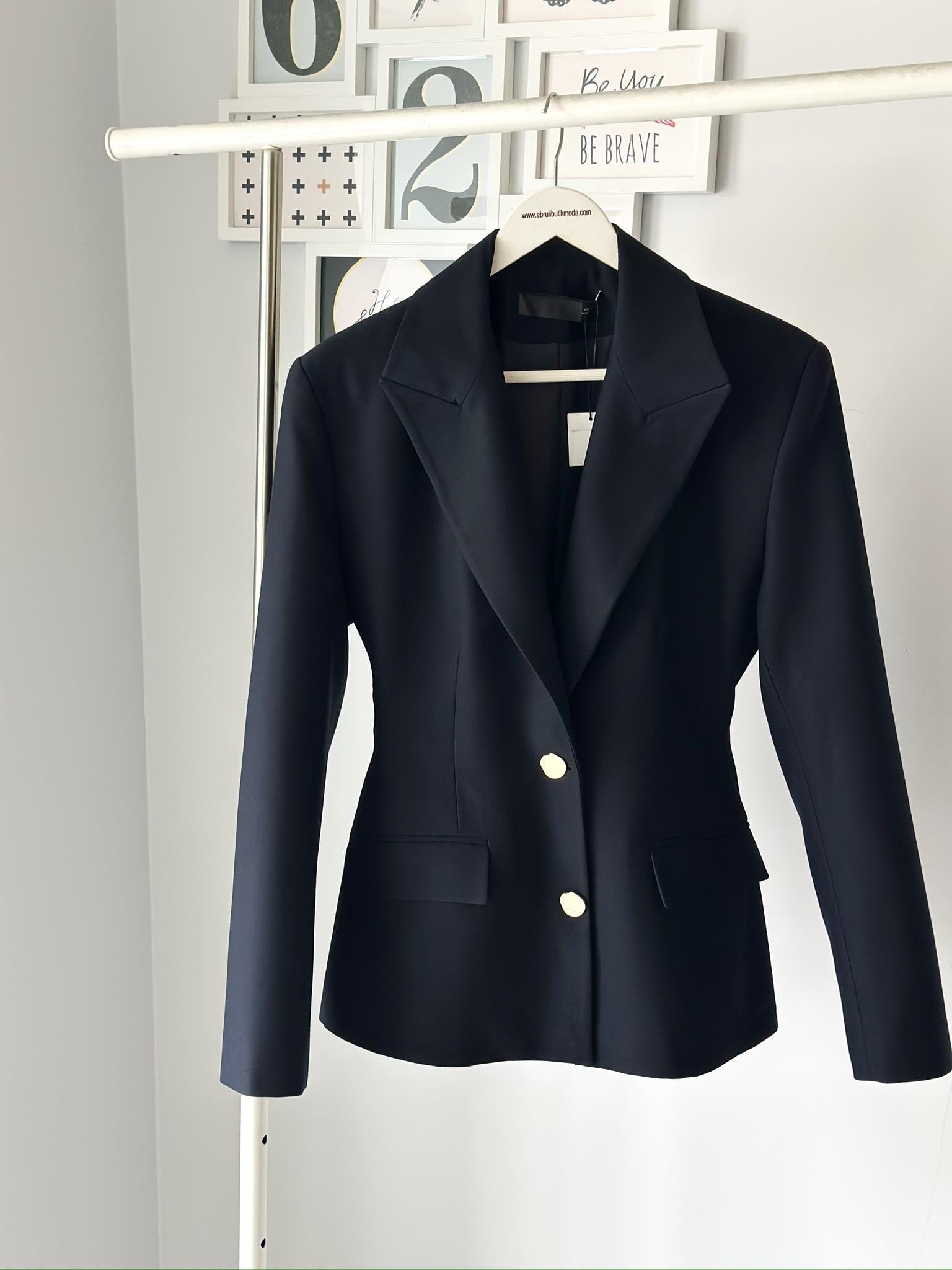 GOLD DÜĞME BLAZER CEKET