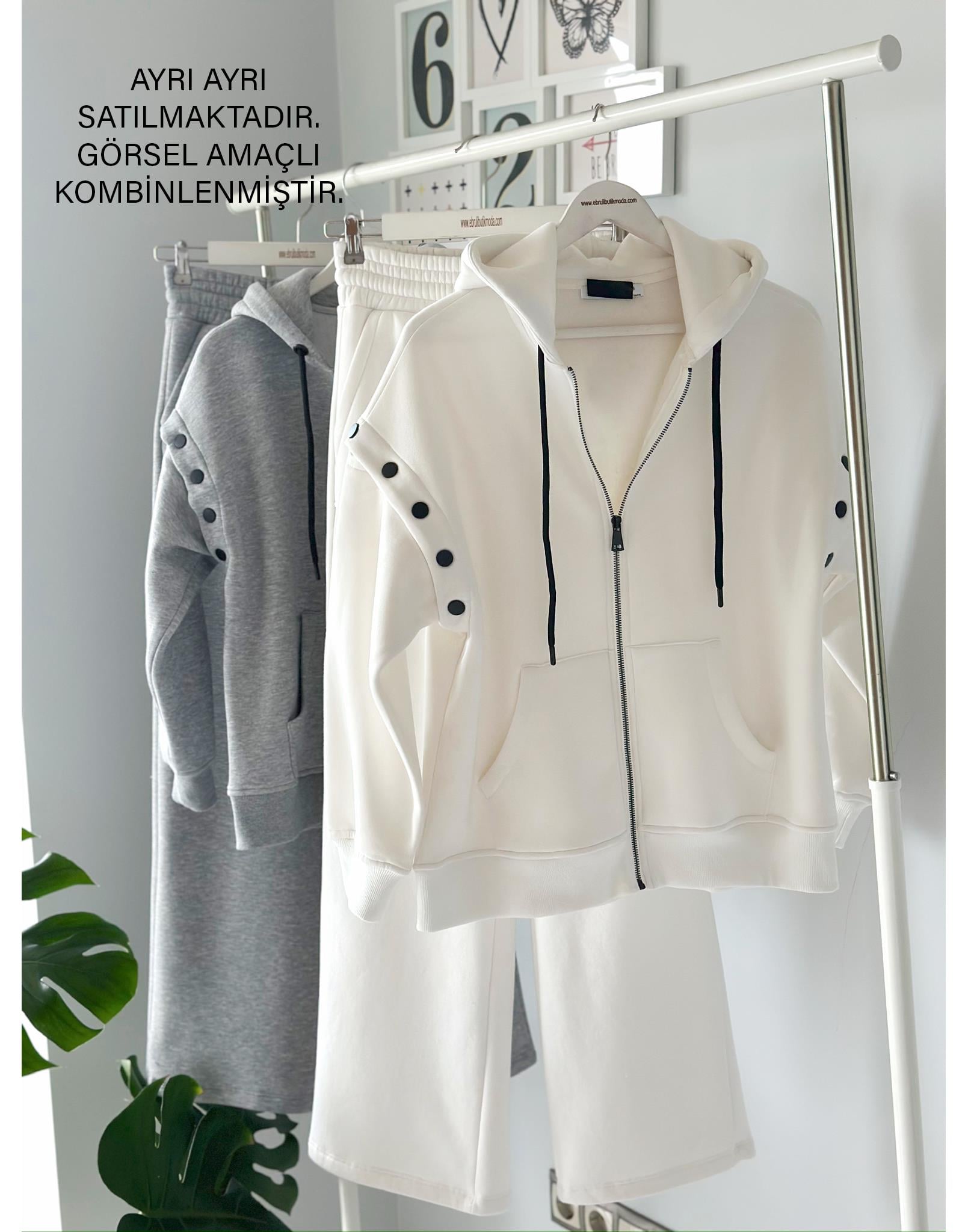 KOLU ÇITÇITLI SWEATSHIRT