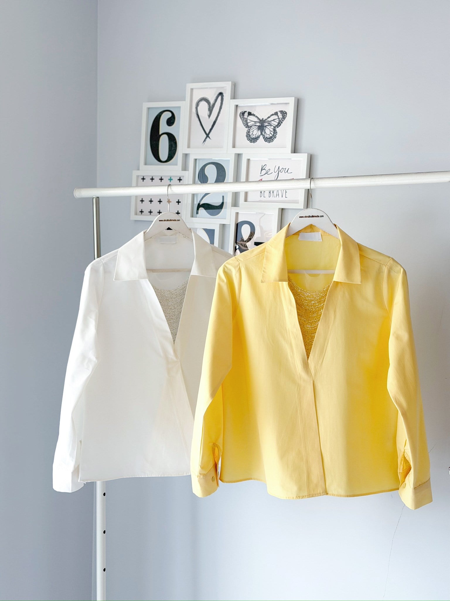 KOLYE DETAYLI GÖMLEK