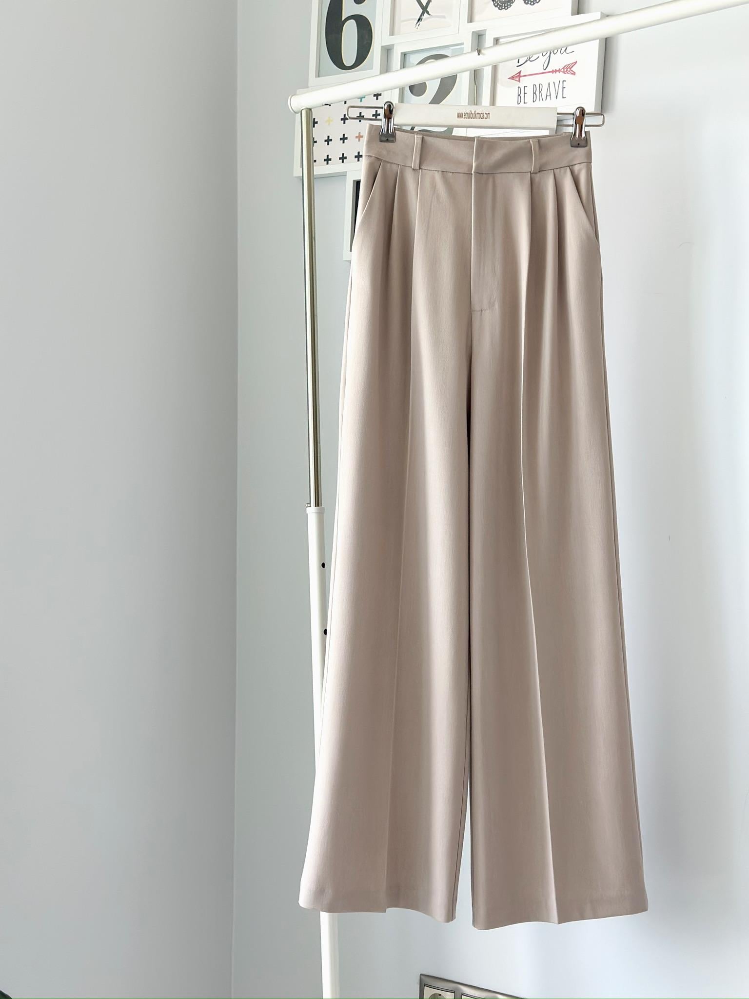 KUMAŞ FLARE PANTOLON