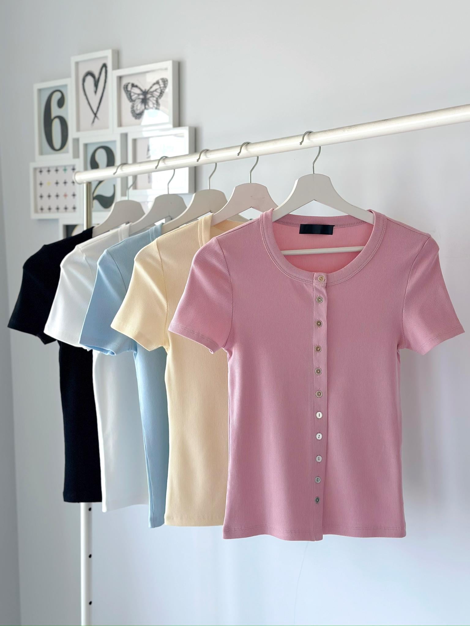 METAL DÜĞMELİ FİTİLLİ BLUZ