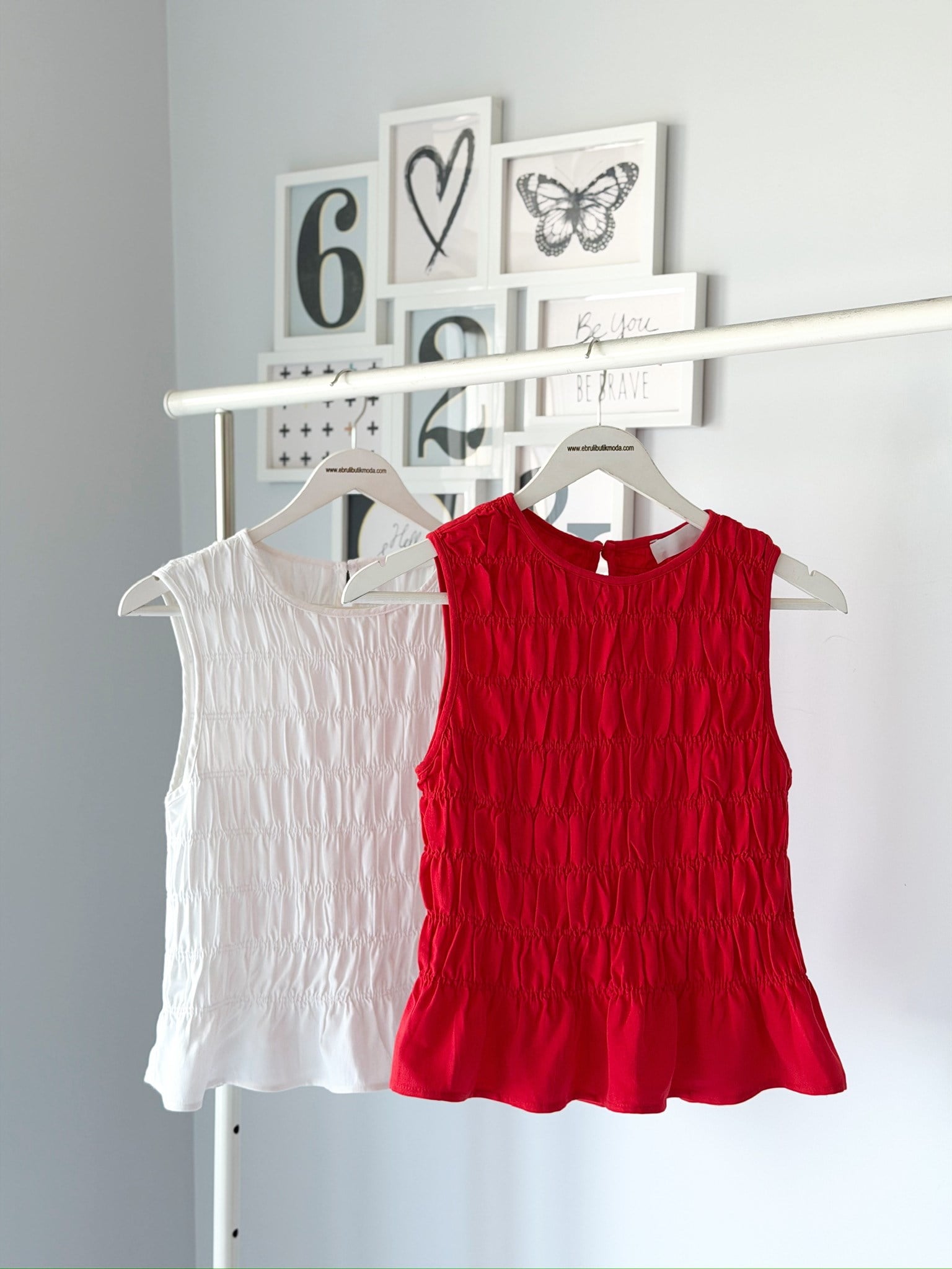 PAMUK KETEN GİPELİ BLUZ