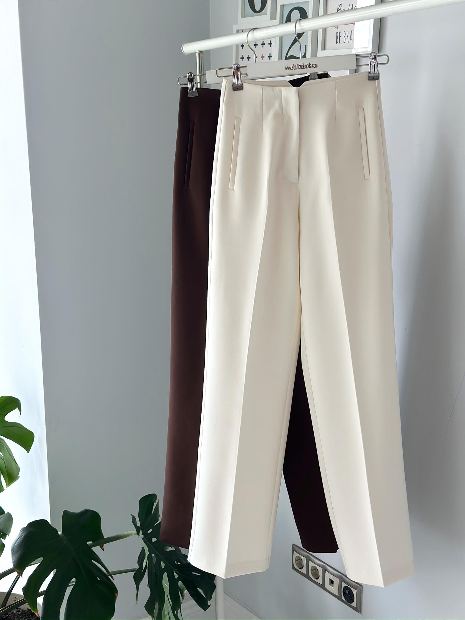 PENSLİ FLARE PANTOLON