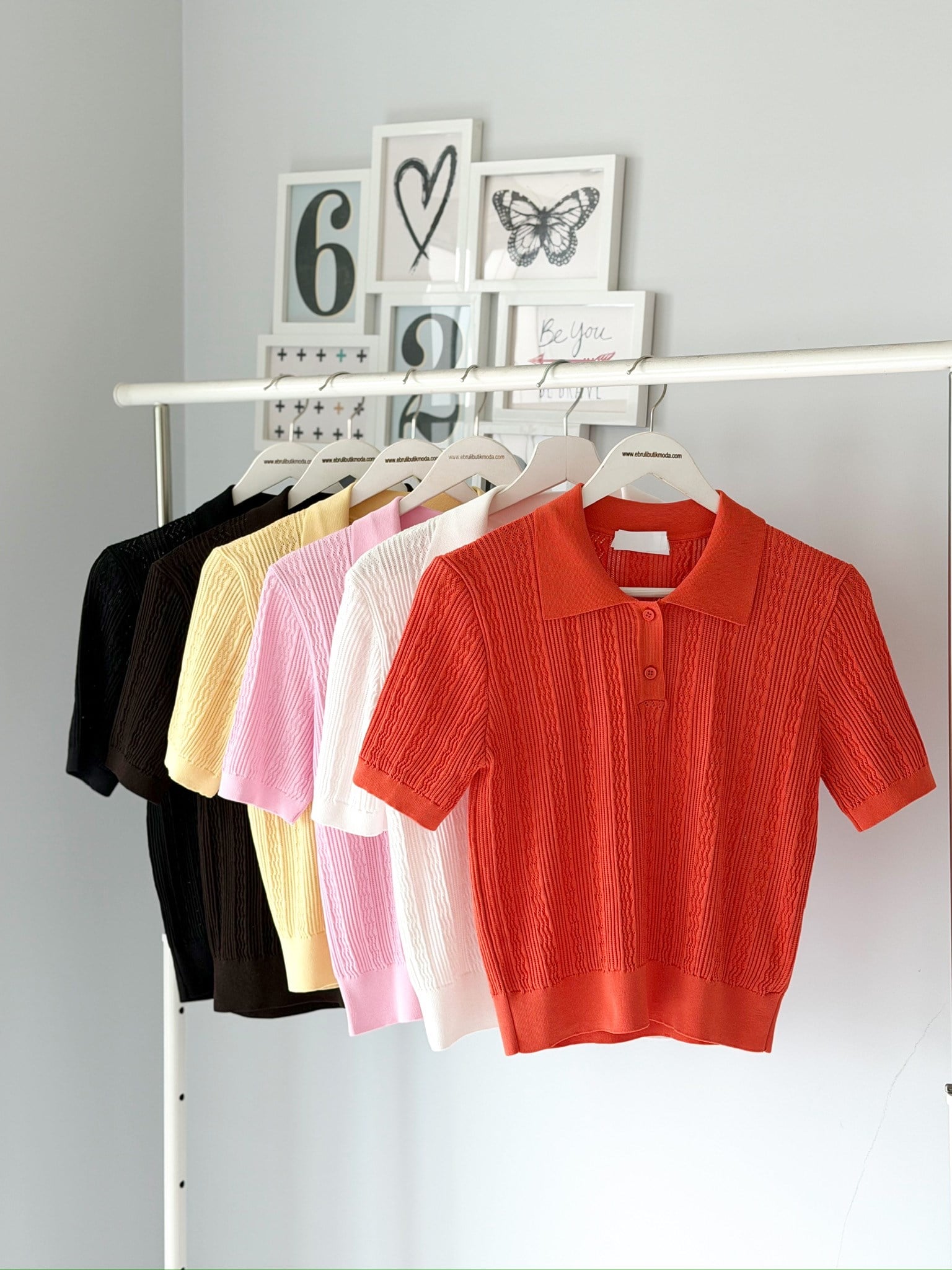 POLO YAKA AJURLU BLUZ