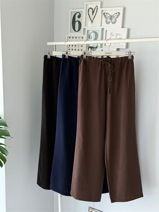 BELİ LASTİKLİ TENCEL PANTOLON