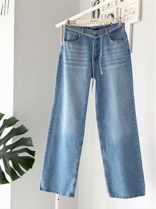 BELİ LASTİKLİ YUMUŞAK JEAN