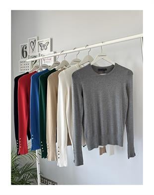 BİSİKLET YAKA KOL ORTASI DROPLU TRİKO