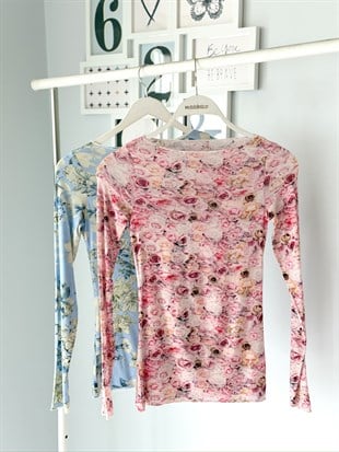 DESENLİ KAŞMİR İÇERİKLİ BLUZ