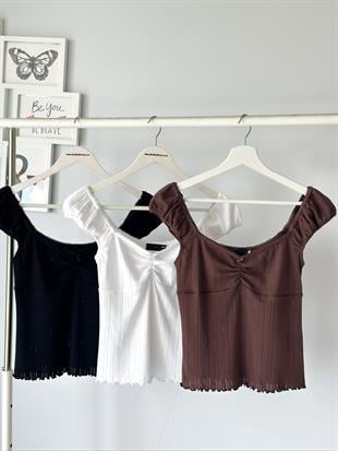 FİYONK DETAYLI BLUZ