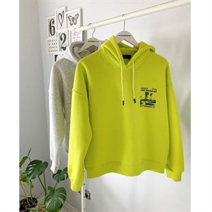 KAPİŞONLU ŞARDONLU SWEATSHIRT