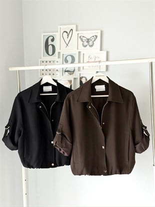 KOLU AYARLI BOMBER CEKET