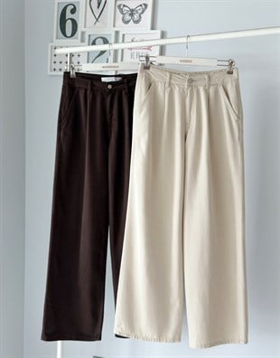 LYOCEL İÇERİKLİ DÖKÜMLÜ PANTOLON