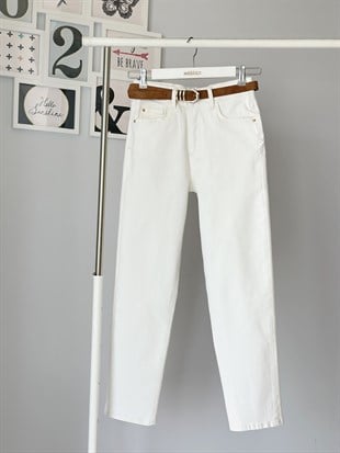 TABA KEMERLİ LİKRALI JEAN