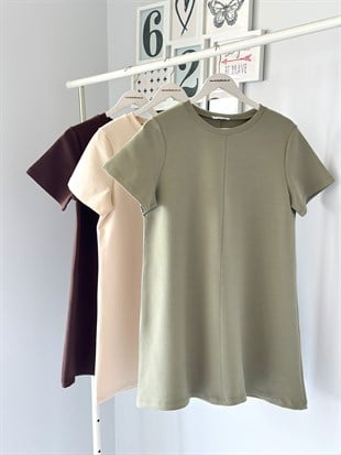 YARIM KOL ESNEK SPOR ELBİSE