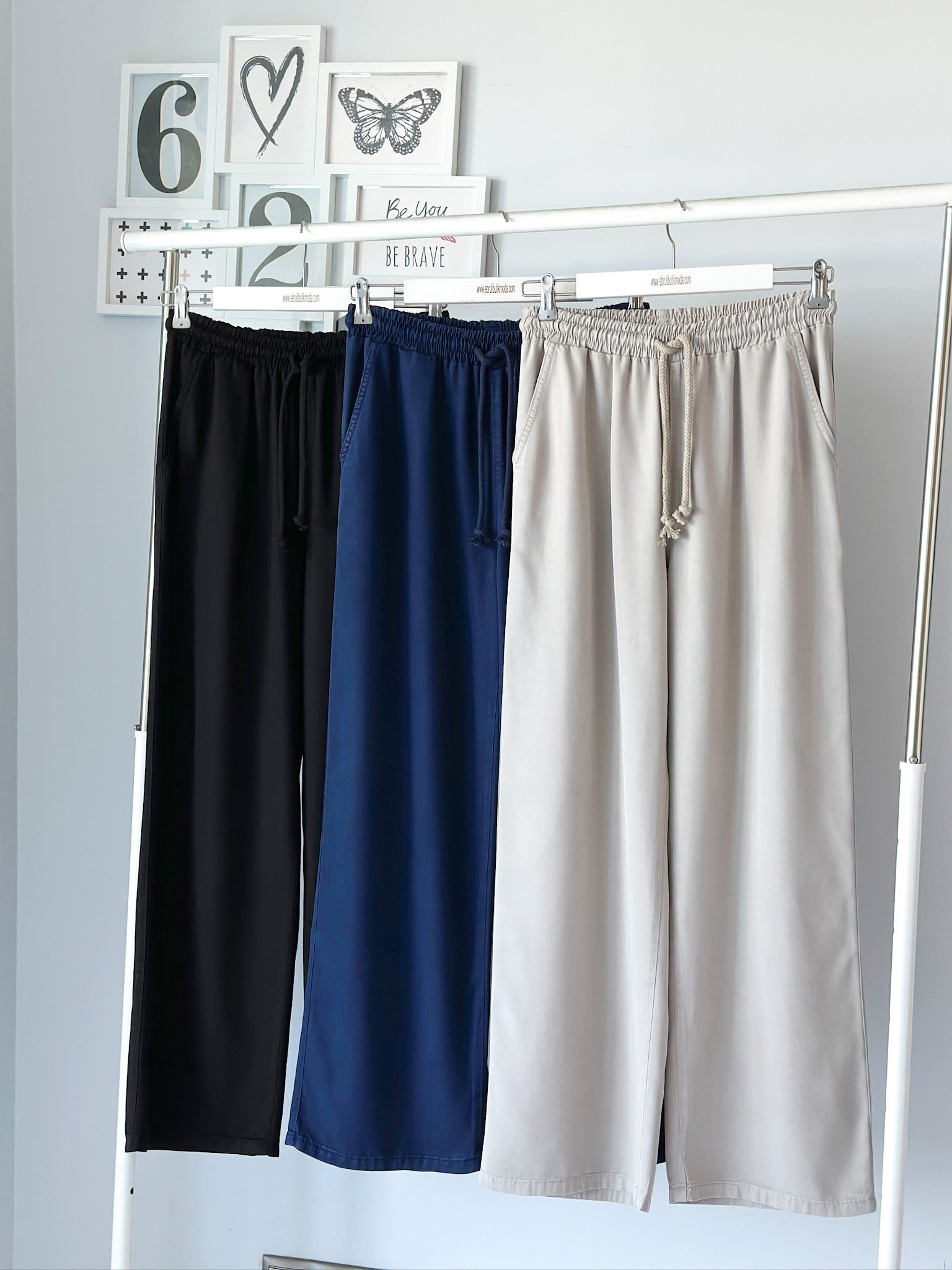 %100 TENCEL BAĞCIKLI PANTOLON