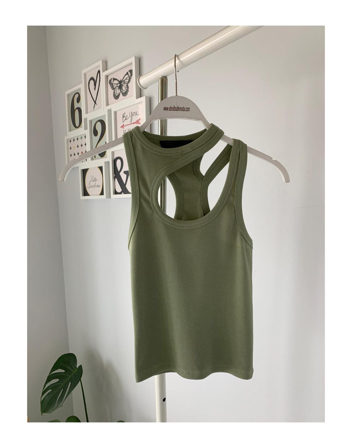 ASİMETRİK ATLET BLUZ