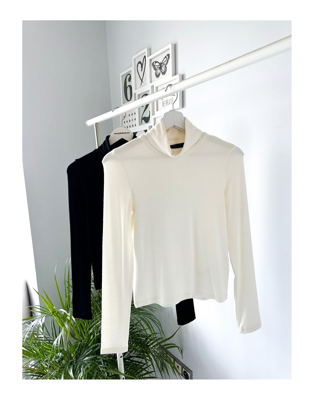 BALIKÇI YAKA YUMOŞ BLUZ