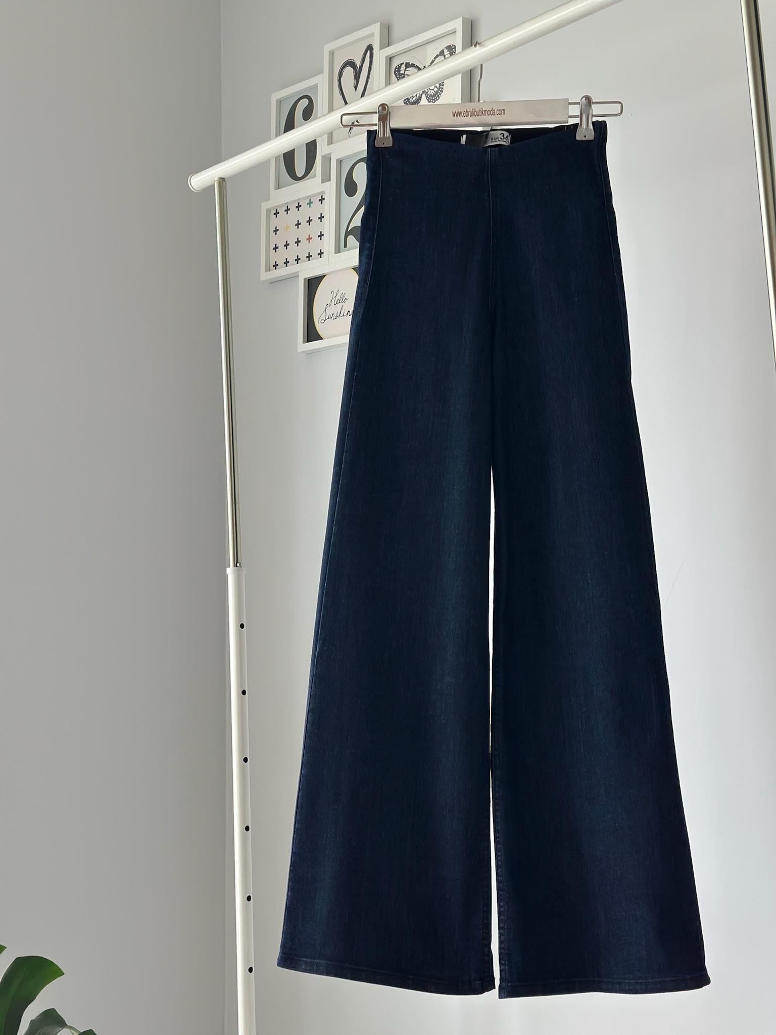 BELİ LASTİKLİ PALAZZO JEAN