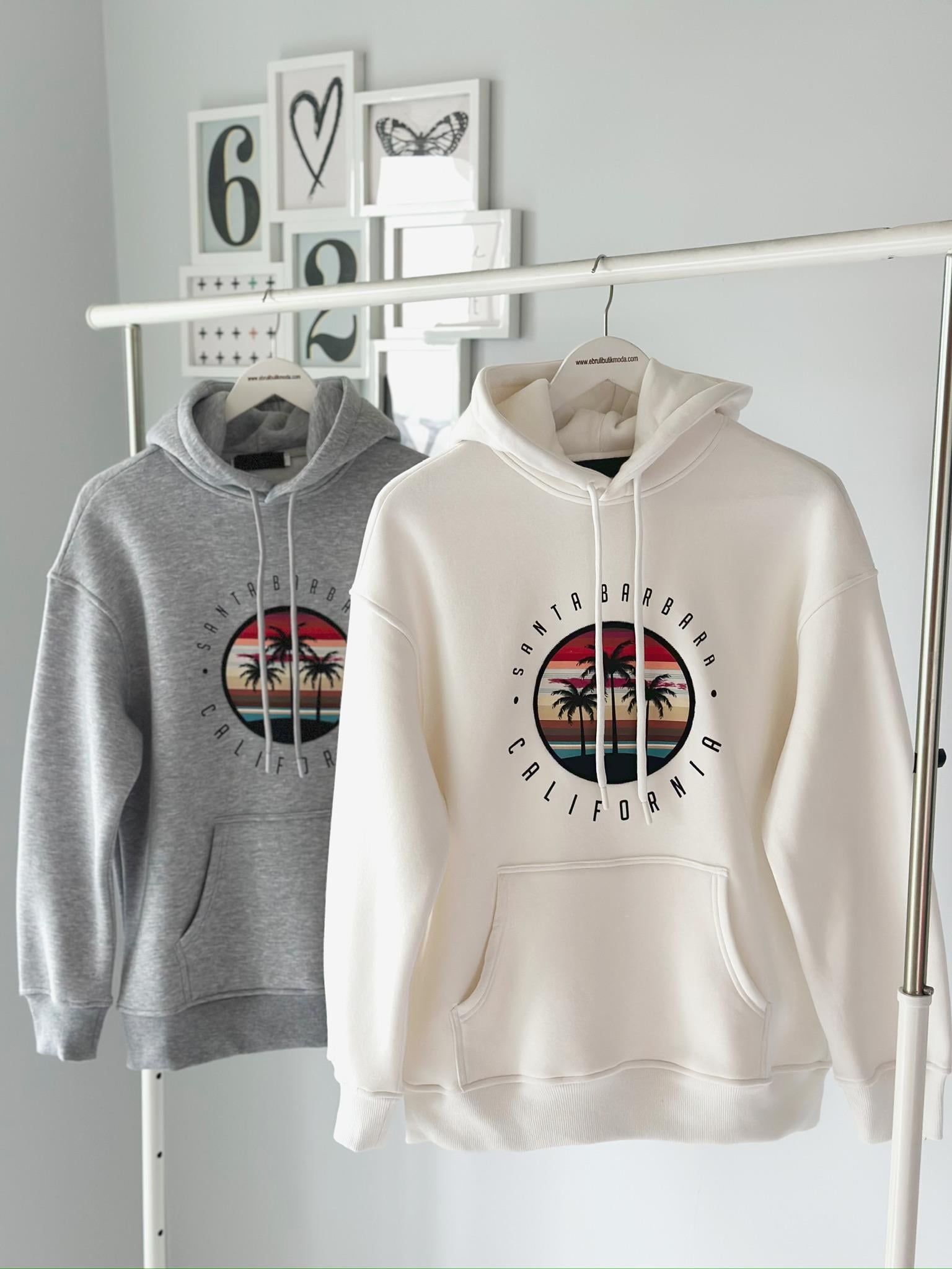 CALIFORNIA KAPİŞONLU SWEATSHIRT