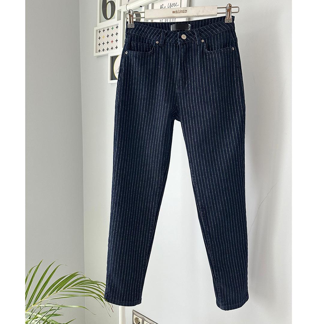 ÇİZGİLİ BOYFRIEND JEAN
