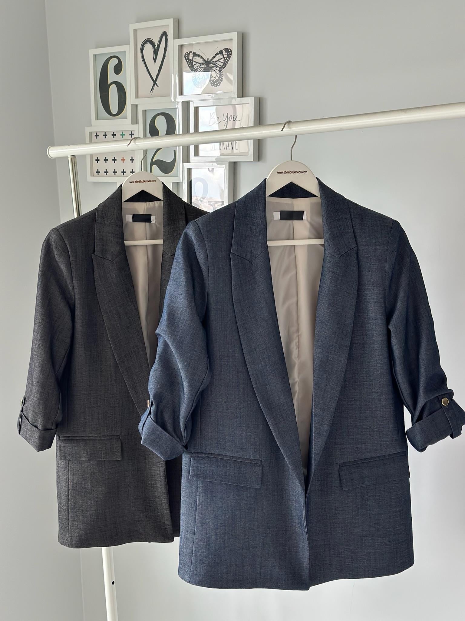 DENIM GORUNUMLU BLAZER CEKET