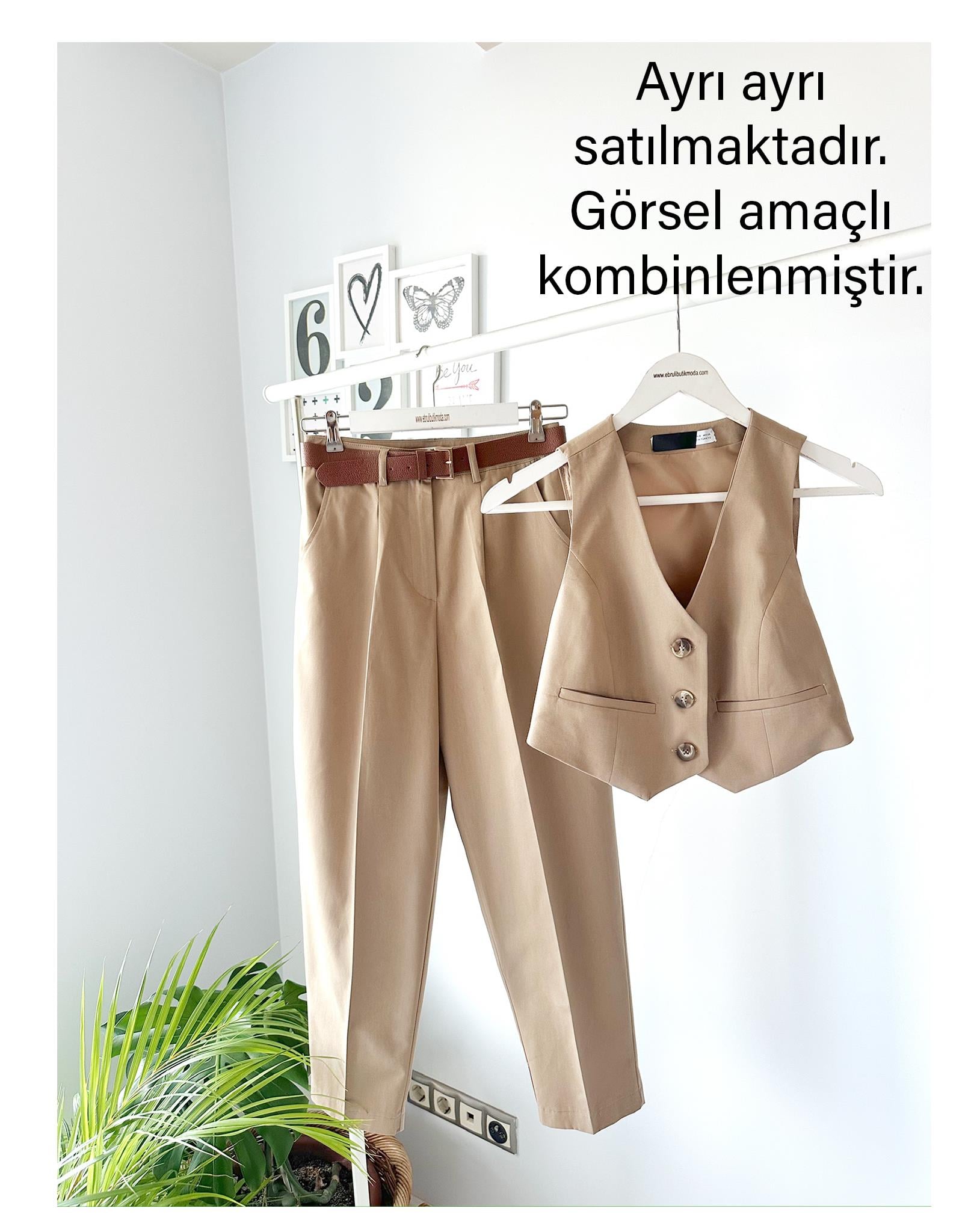 GENİŞ KEMERLİ CHINO PANTOLON