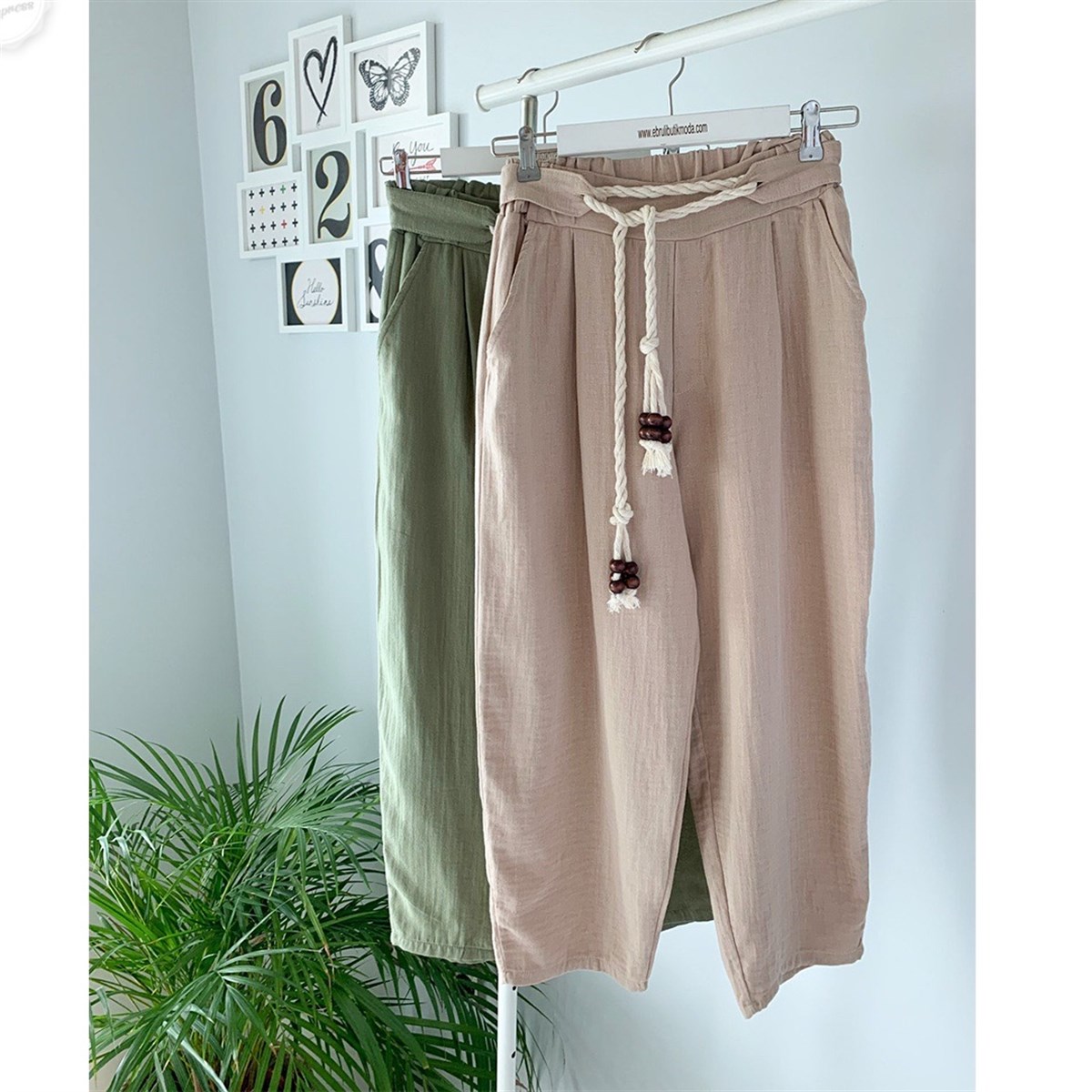 HALAT KEMERLİ PANTOLON