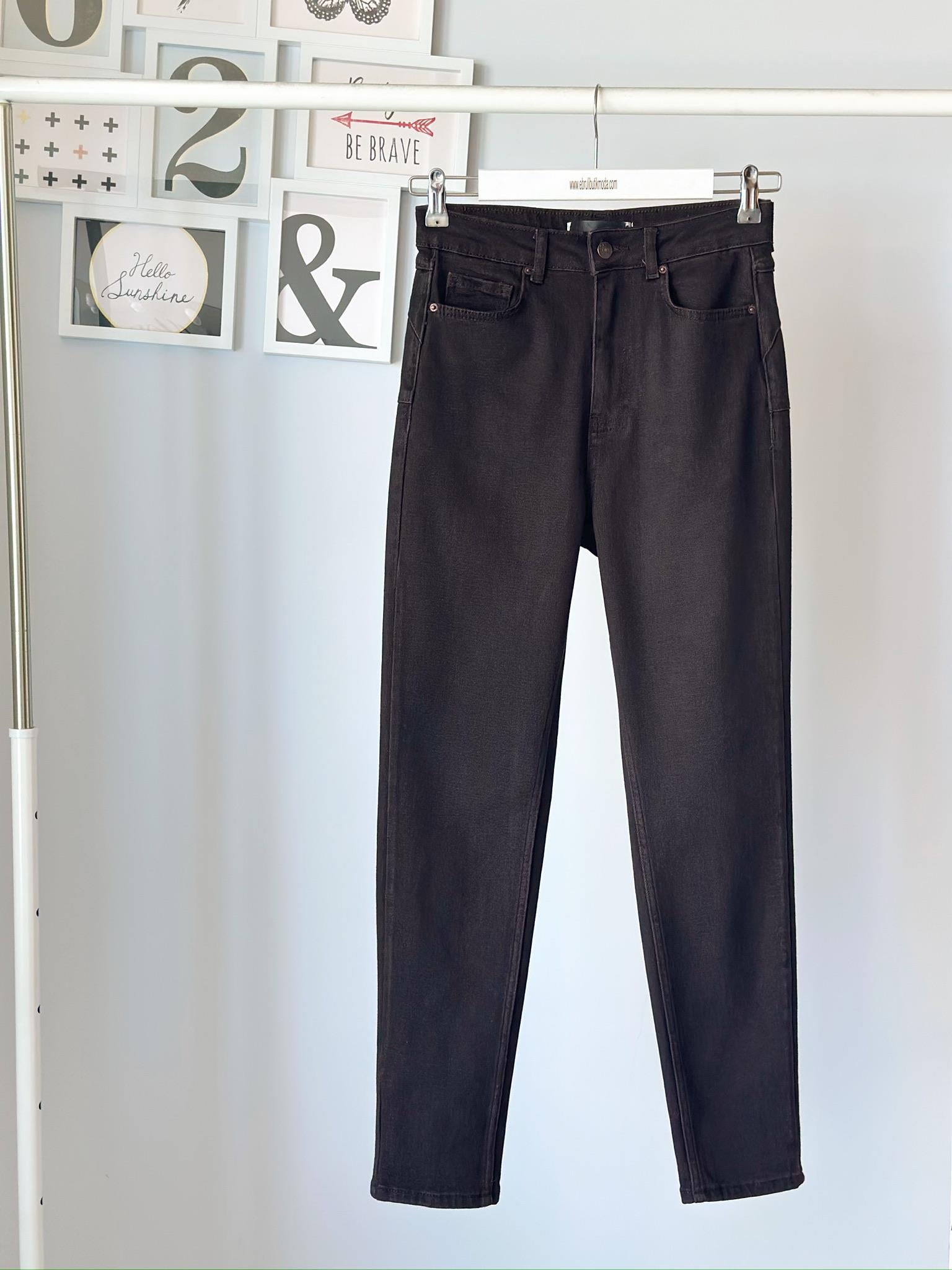 KAHVE PUSH UP MOM JEAN