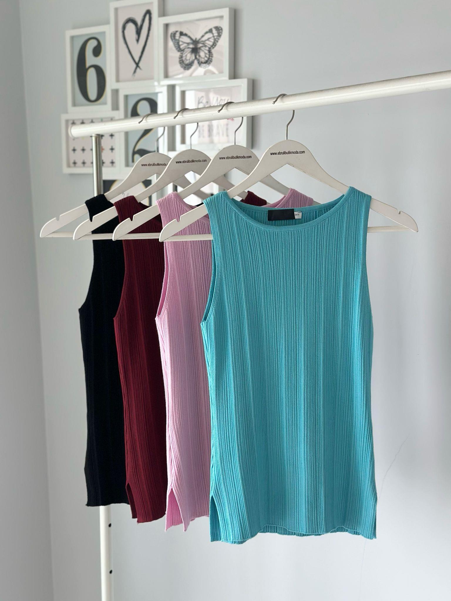 KAYIK YAKA FİTİLLİ TRİKO