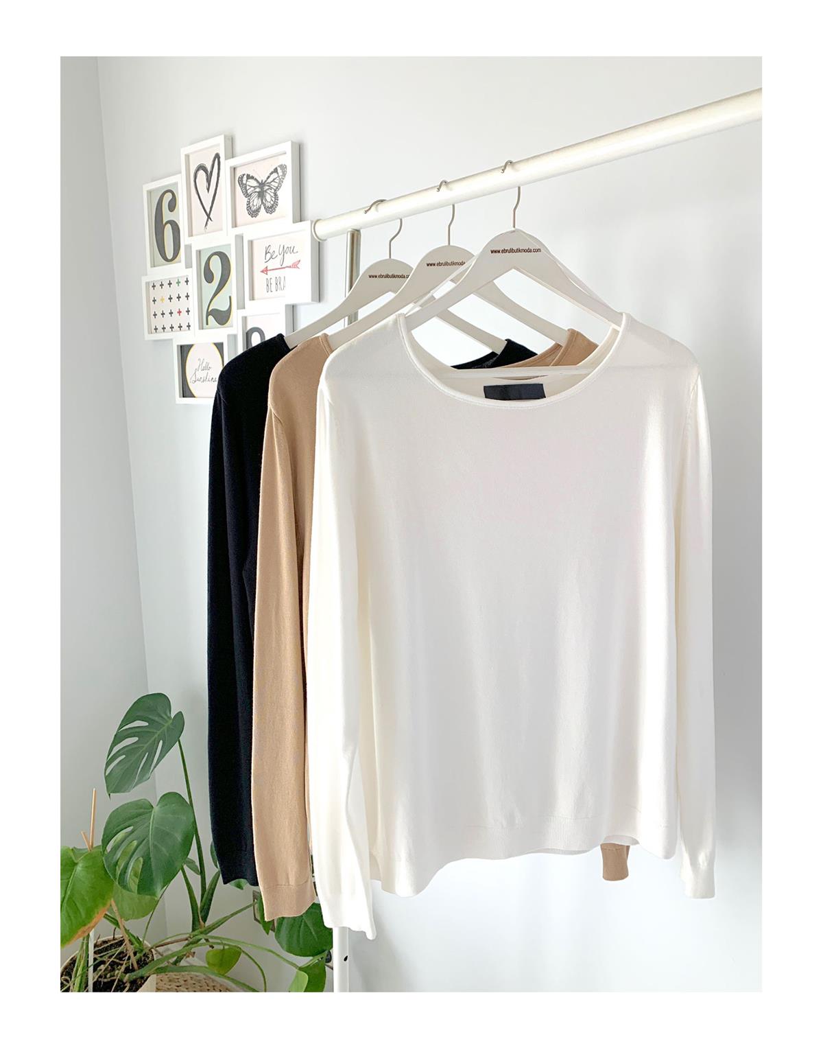 KAYIK YAKA YIRTMAÇLI KAZAK