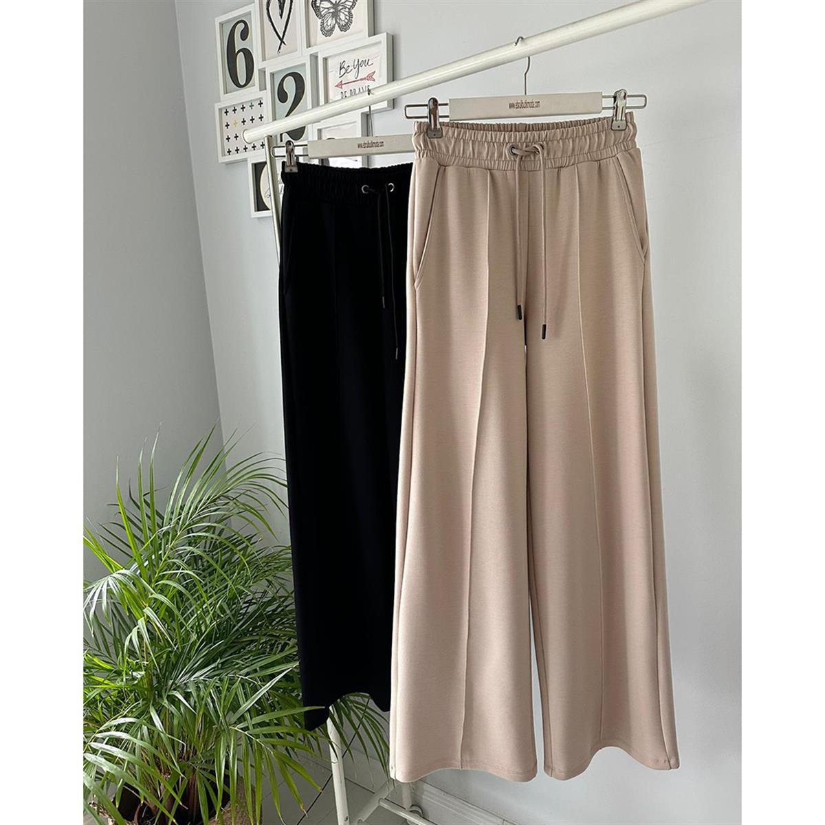 KEMERİ KUŞ GÖZÜ PANTOLON