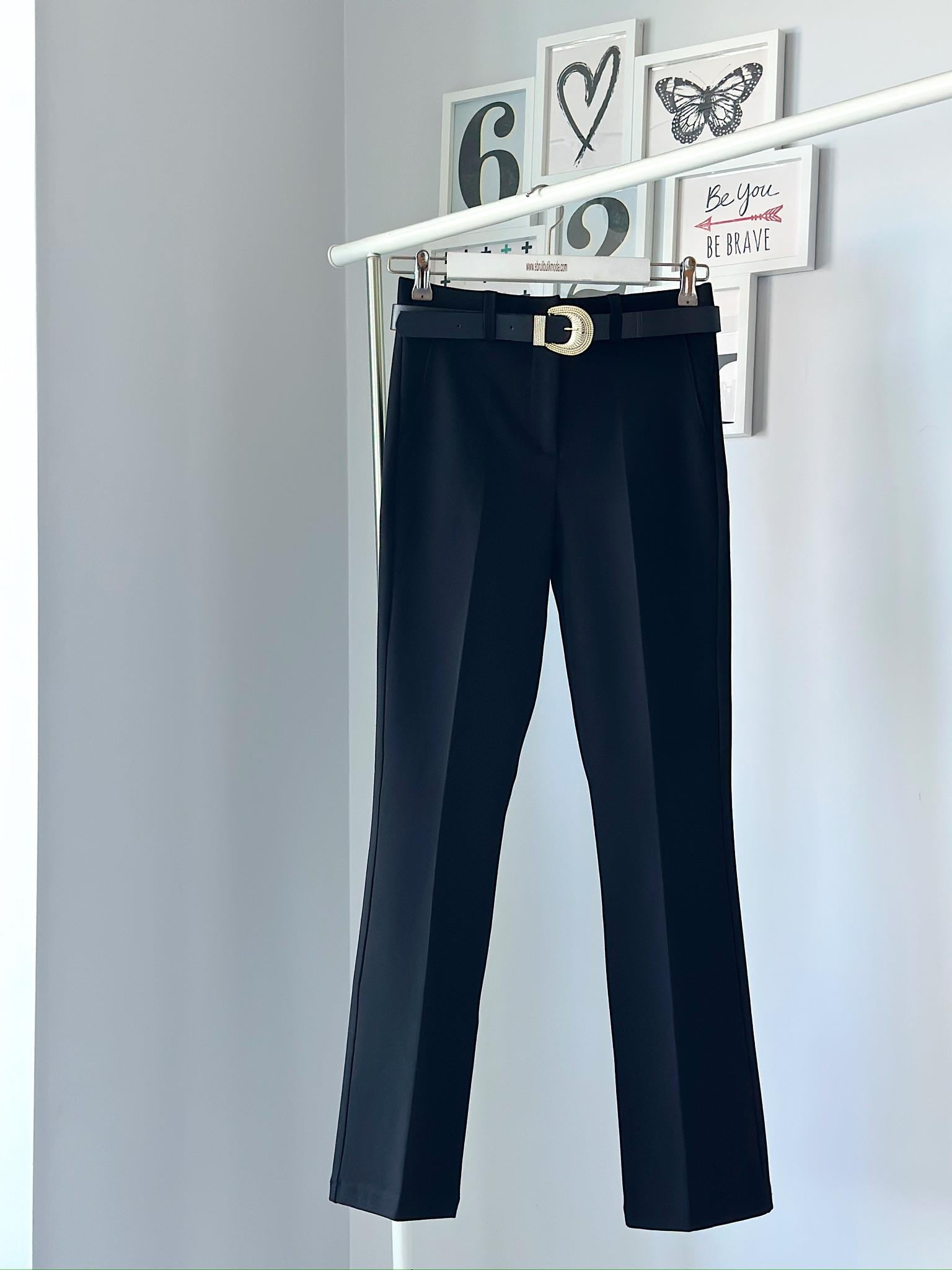 KEMERLİ ÇELİK PANTOLON