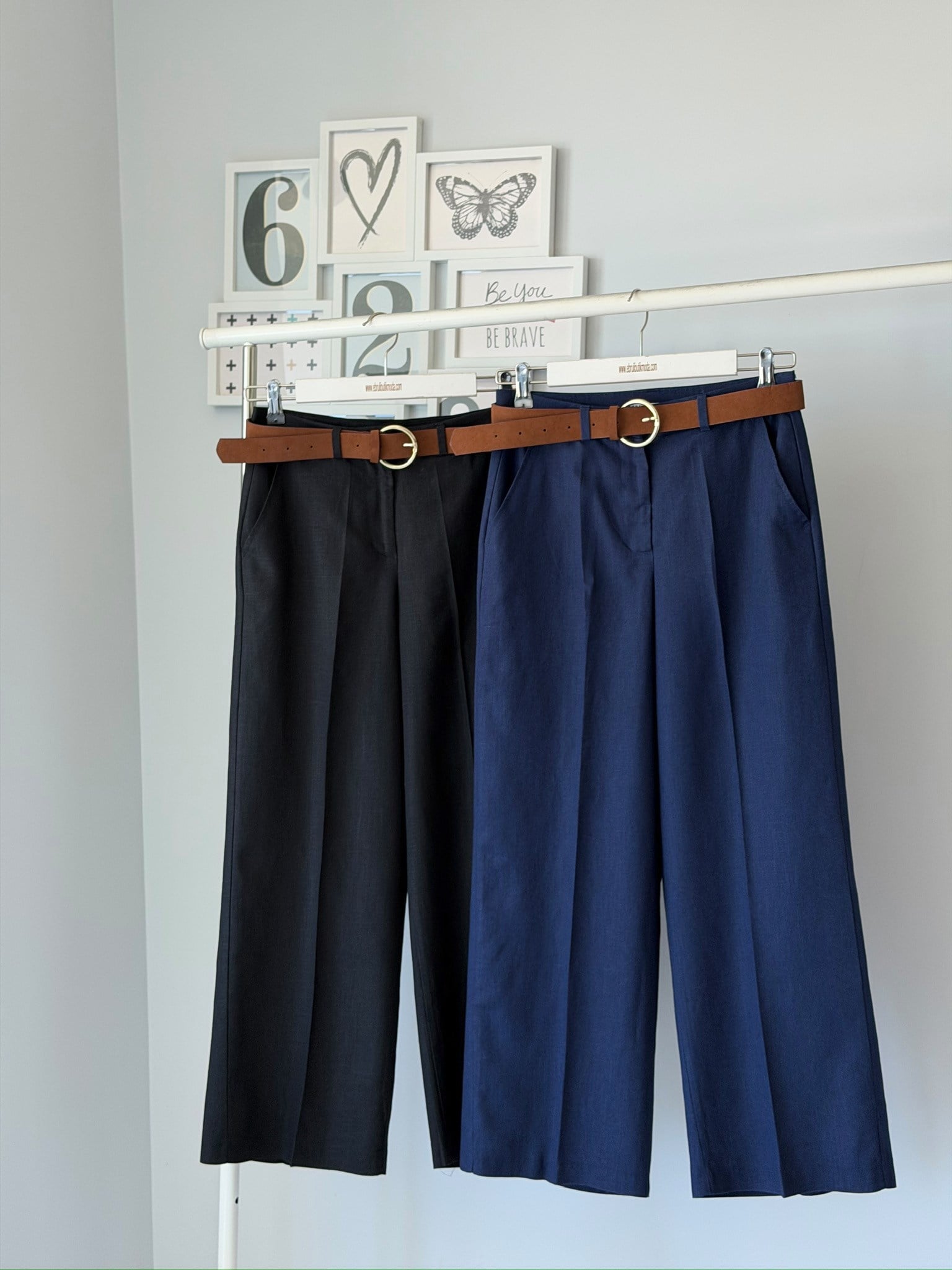 KEMERLİ KETEN PANTOLON