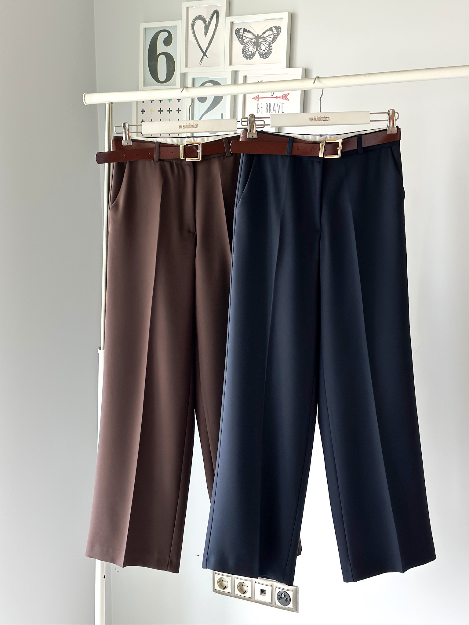 KEMERLİ WİDE LEG PANTOLON